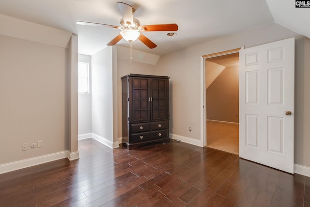105 Garmony Cir, Columbia, SC 29212 - unfurnished bedroom featuring dark wood-style floors and ceiling fan