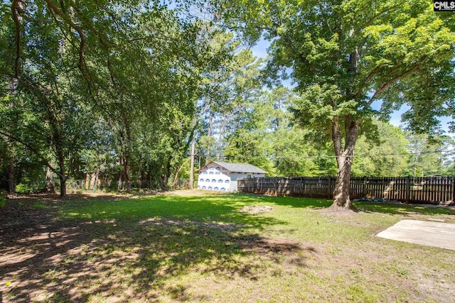 105 Garmony Cir, Columbia, SC 29212 - view of yard featuring view of wooded area
