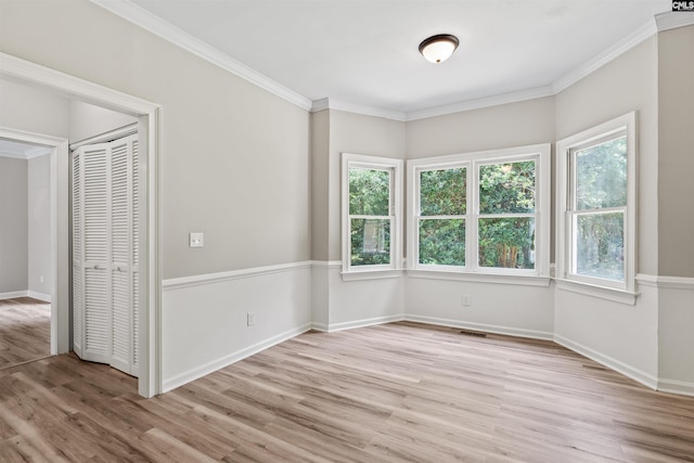 265 Thornhill Rd, Columbia, SC 29212 - empty room featuring light wood-style floors and ornamental molding