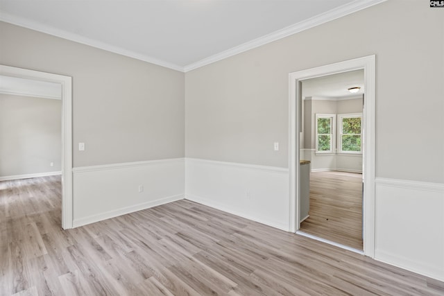 265 Thornhill Rd, Columbia, SC 29212 - empty room featuring ornamental molding and light wood-style floors