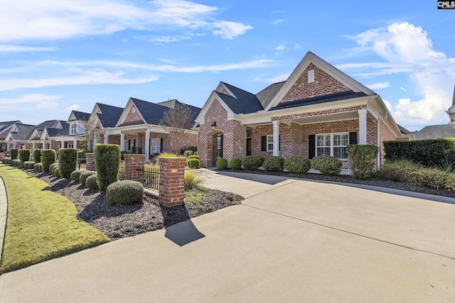 143 Club Ridge Rd, Elgin, SC 29045 - view of front of home with brick siding and a residential view