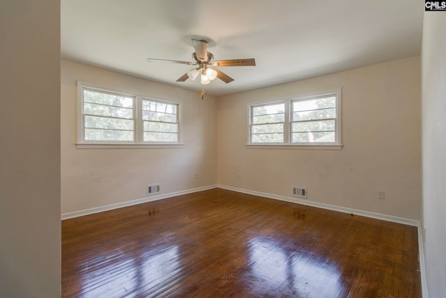 1748 Omarest Dr, Columbia, SC 29210 - spare room with ceiling fan and wood finished floors