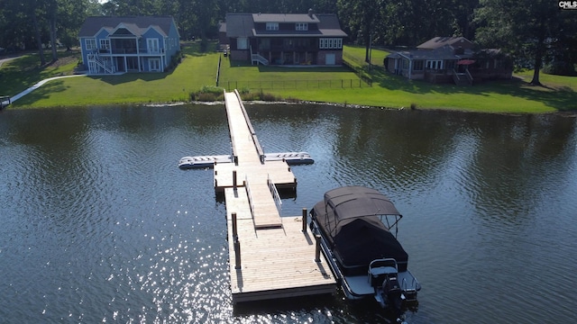 518 Pioneer Shores Rd, Prosperity, SC 29127 - dock featuring a water view and view of wooded area