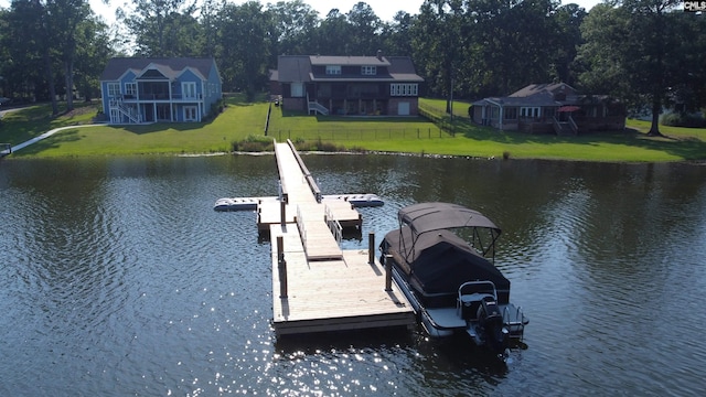 518 Pioneer Shores Rd, Prosperity, SC 29127 - dock area featuring a water view