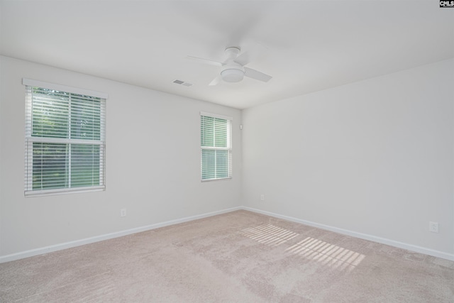 939 Sequoia Dr, Lexington, SC 29073 - unfurnished room featuring ceiling fan, healthy amount of natural light, and light carpet