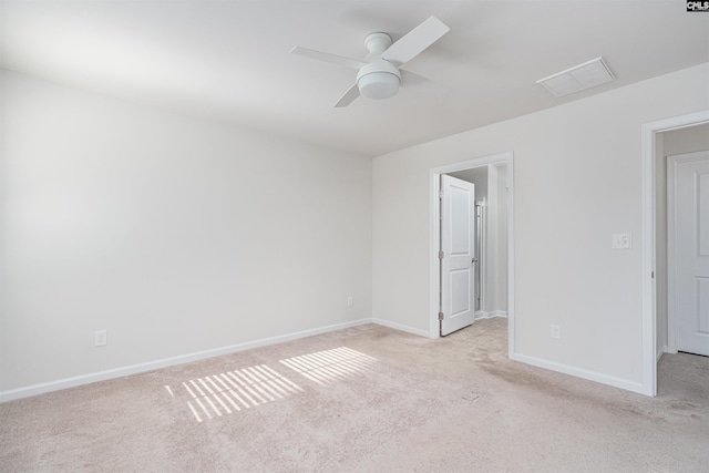 939 Sequoia Dr, Lexington, SC 29073 - unfurnished bedroom with light colored carpet and a ceiling fan