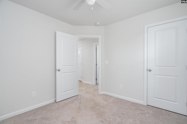 939 Sequoia Dr, Lexington, SC 29073 - unfurnished bedroom featuring light carpet and a ceiling fan
