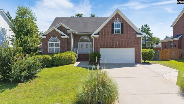 216 Founders Ridge Rd, Columbia, SC 29229 - traditional-style house featuring brick siding, concrete driveway, and a garage