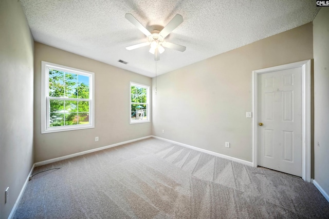 216 Founders Ridge Rd, Columbia, SC 29229 - carpeted spare room featuring ceiling fan and a textured ceiling