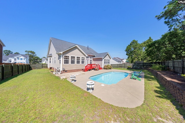 216 Founders Ridge Rd, Columbia, SC 29229 - view of pool with a patio area and a fenced backyard