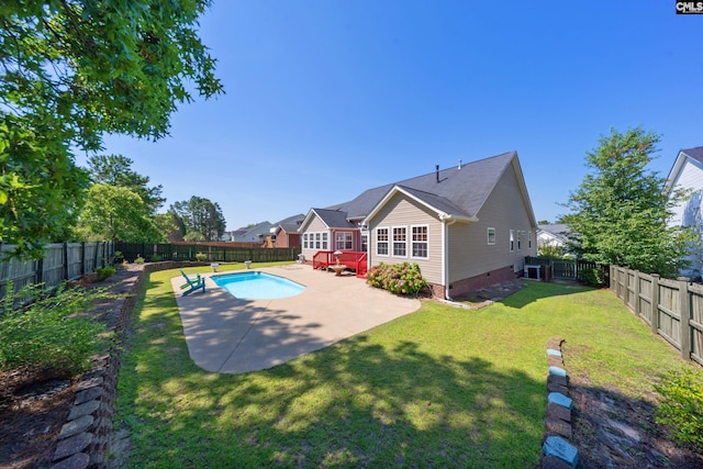216 Founders Ridge Rd, Columbia, SC 29229 - view of swimming pool featuring a patio area and a fenced backyard