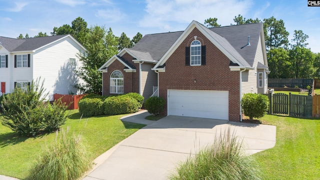 216 Founders Ridge Rd, Columbia, SC 29229 - traditional-style home featuring brick siding, driveway, and a garage