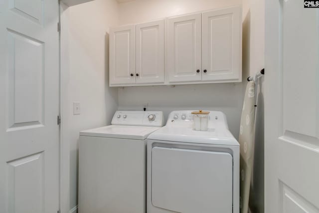335-337 S Woodrow St, Columbia, SC 29205 - laundry room featuring cabinet space and washer and clothes dryer