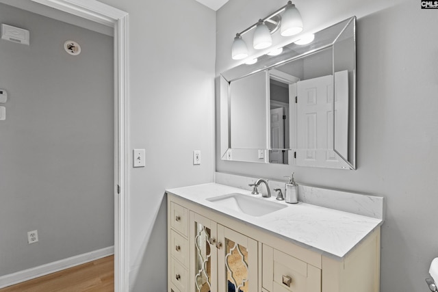 3 Fonthill Ct, Columbia, SC 29229 - bathroom with vanity and wood finished floors