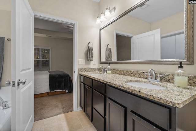 6 Genessee Ct, Irmo, SC 29063 - ensuite bathroom featuring double vanity and tile patterned flooring