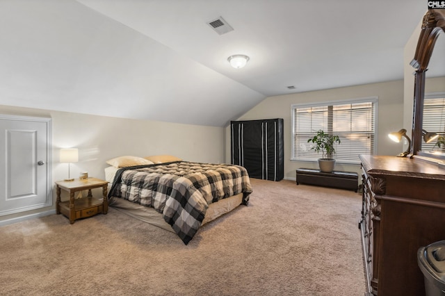 6 Genessee Ct, Irmo, SC 29063 - bedroom with carpet floors and vaulted ceiling