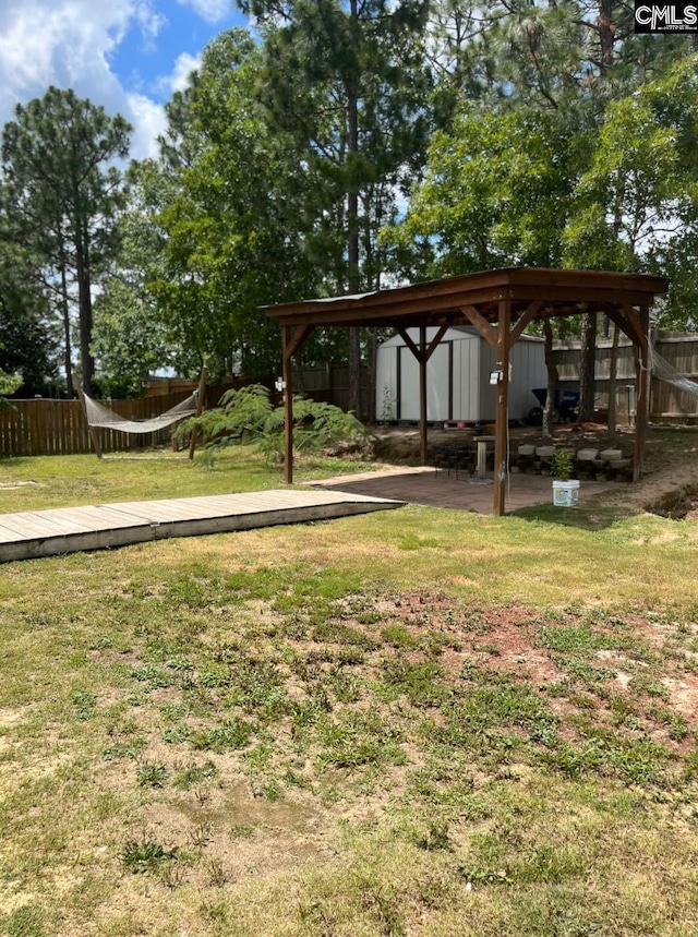 11 Long Glen Ct, Columbia, SC 29229 - view of yard featuring a storage unit