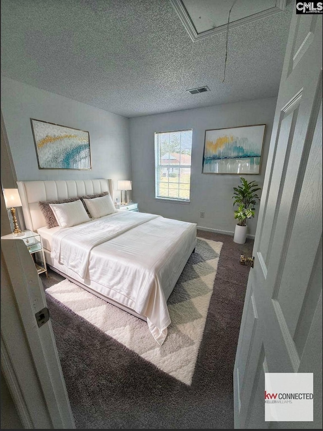 11 Long Glen Ct, Columbia, SC 29229 - carpeted bedroom featuring attic access and a textured ceiling