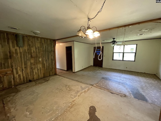 110 Quattlebaum Ave, Ridge Spring, SC 29129 - spare room with a ceiling fan