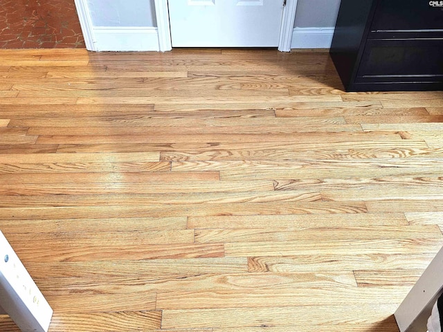 904 Sunnyhill Dr, Camden, SC 29020 - detailed view of wood finished floors and baseboards