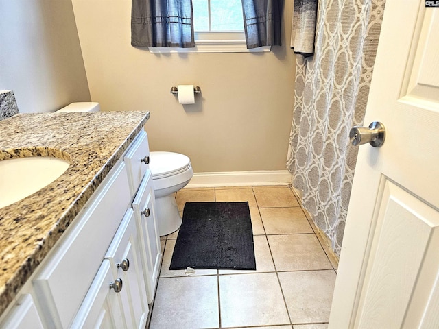 904 Sunnyhill Dr, Camden, SC 29020 - bathroom with vanity and tile patterned floors