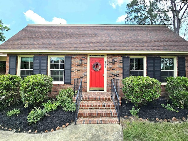 904 Sunnyhill Dr, Camden, SC 29020 - view of front of house featuring roof with shingles and brick siding