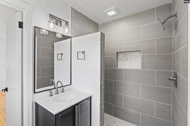 2109 Sheffield Ln, Cayce, SC 29033 - bathroom with walk in shower and vanity