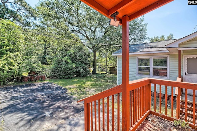 914 Hook Ave, West Columbia, SC 29169 - wooden terrace featuring a lawn and a patio