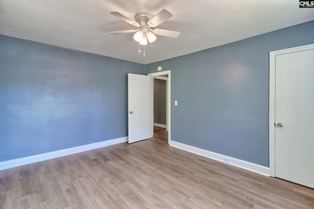 914 Hook Ave, West Columbia, SC 29169 - empty room featuring a ceiling fan and wood finished floors