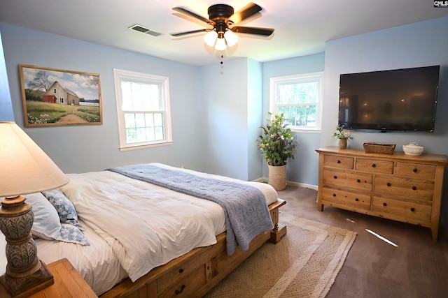 214 Mac St, Leesville, SC 29070 - bedroom with baseboards and ceiling fan