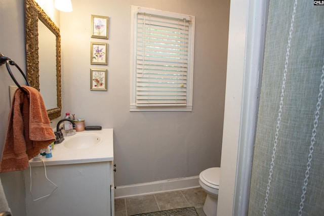 616 Mcrae Rd, Camden, SC 29020 - bathroom with vanity and tile patterned floors