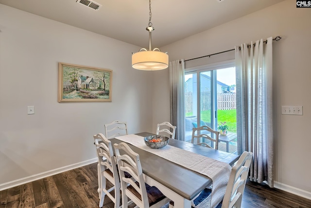 142 Summer Orchard Dr, Lexington, SC 29072 - dining space featuring baseboards and dark wood-style floors