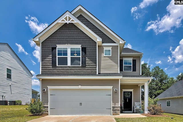 142 Summer Orchard Dr, Lexington, SC 29072 - craftsman-style house with a garage and concrete driveway