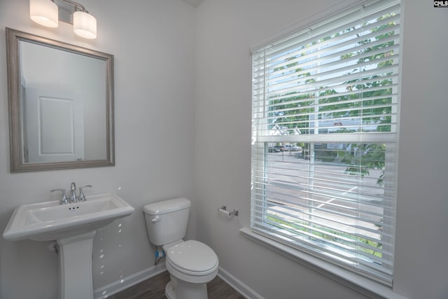 739 Wild Duck Ln, Columbia, SC 29203 - bathroom featuring toilet and wood finished floors