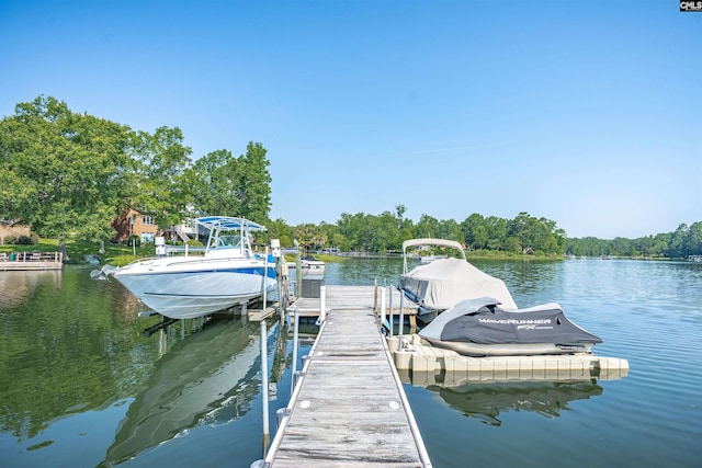 226 Forty Love Pt, Chapin, SC 29036 - dock area featuring boat lift and a water view
