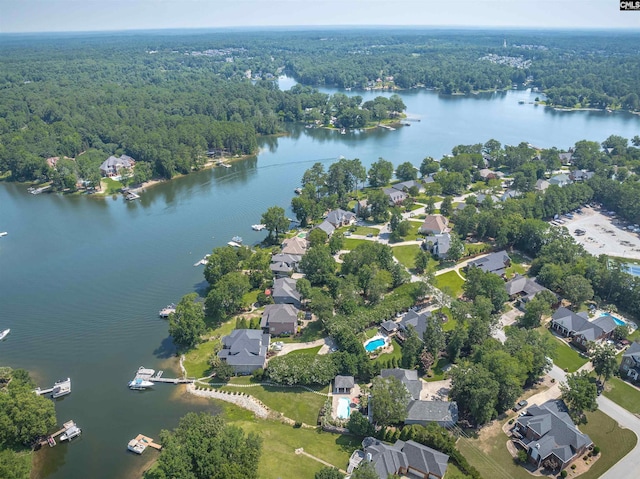 226 Forty Love Pt, Chapin, SC 29036 - aerial view of property's location with a large body of water and nearby suburban area