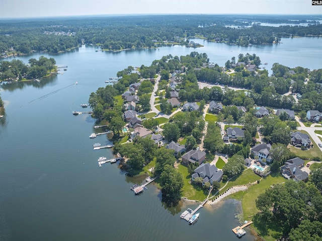 226 Forty Love Pt, Chapin, SC 29036 - aerial perspective of suburban area featuring a nearby body of water