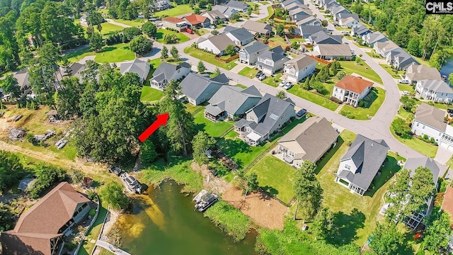 122 Azur Ave, Chapin, SC 29036 - aerial view of property and surrounding area featuring nearby suburban area and a nearby body of water