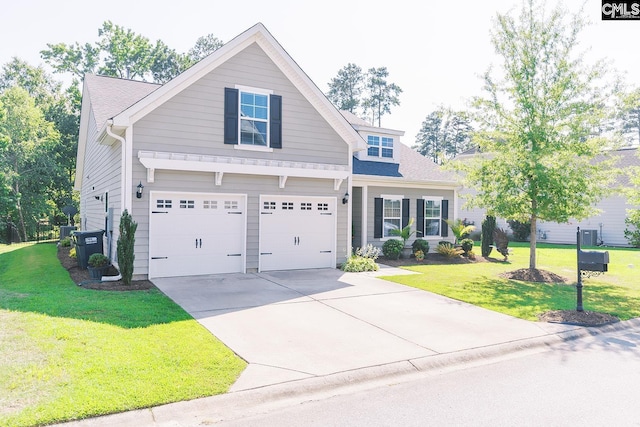 122 Azur Ave, Chapin, SC 29036 - view of front of house featuring concrete driveway, a garage, and a front lawn