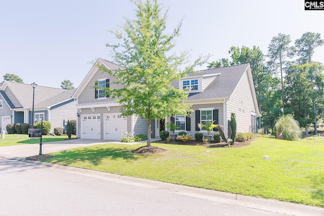 122 Azur Ave, Chapin, SC 29036 - view of front of home with an attached garage, concrete driveway, and a front yard