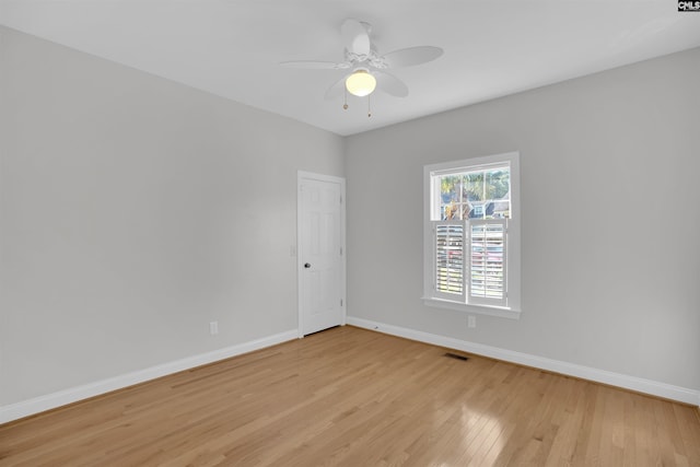100 Ridge Top Rd, Lexington, SC 29072 - empty room with light wood-type flooring and ceiling fan