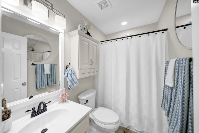 614 Beech Branch Dr, Irmo, SC 29063 - full bath with vanity and a shower with shower curtain
