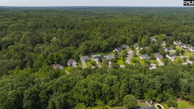 614 Beech Branch Dr, Irmo, SC 29063 - aerial overview of property's location featuring a heavily wooded area