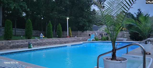 614 Beech Branch Dr, Irmo, SC 29063 - view of swimming pool with a fenced backyard