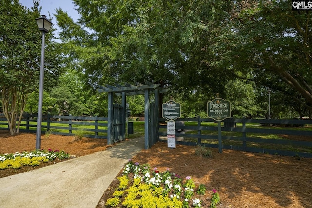 614 Beech Branch Dr, Irmo, SC 29063 - view of property's community with a pergola