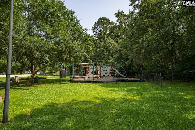 614 Beech Branch Dr, Irmo, SC 29063 - view of yard with a playground