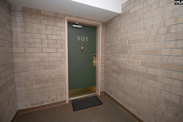 619 King St Unit 801, Columbia, SC 29205 - entrance to property featuring brick siding