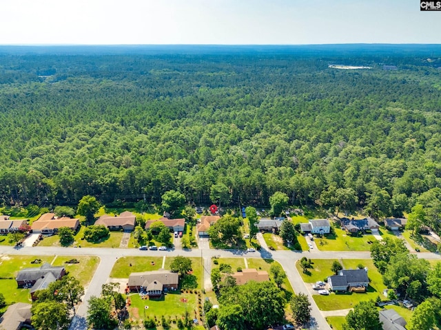 9628 Highgate Rd, Columbia, SC 29223 - aerial perspective of suburban area with a heavily wooded area