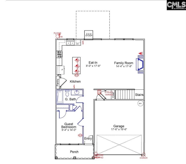 2095 County Line Trl, Elgin, SC 29045 - view of room layout