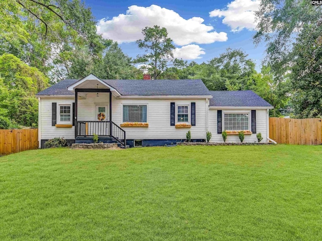 3619 Hanson Ave, Columbia, SC 29204 - view of front of home featuring a chimney and roof with shingles